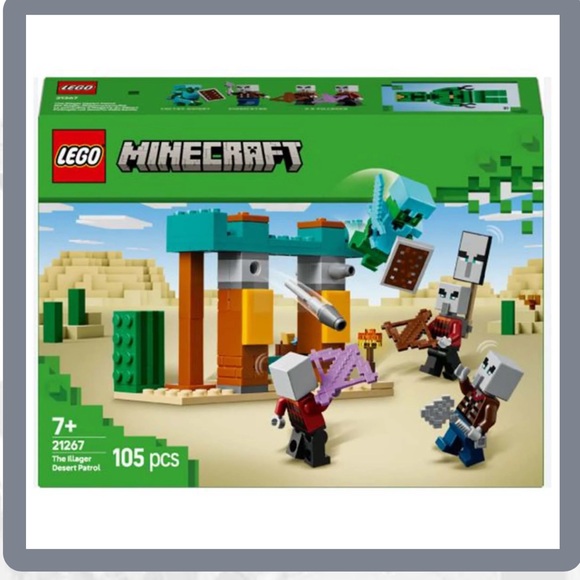 LEGO Minecraft Illager Desert Patrol Set - Green, Brown, and Orange - Picture 7 of 11